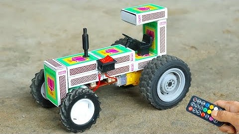 Making Remote Control Matchbox Tractor At Home