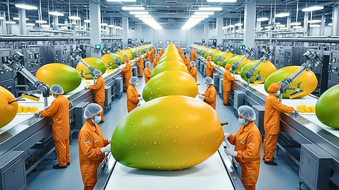 Modere Mango Inside the modern mango Factory: From farm to delicious Mango slice ...