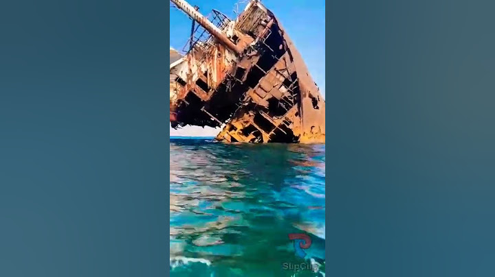 سفينة غارقه 😱