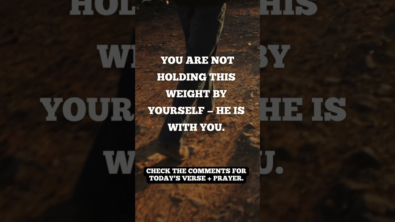 You don’t have to be strong alone  