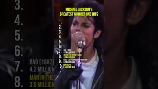 Top 10 Michael Jackson #1 Hits That Changed Music Forever 🎤👑🔥  MichaelJackson #KingOfPop