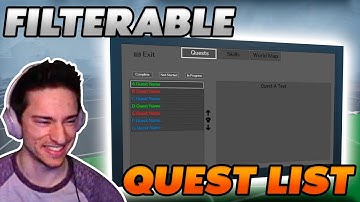 Adding A FILTERABLE Quest List To My RPG In Dreams!