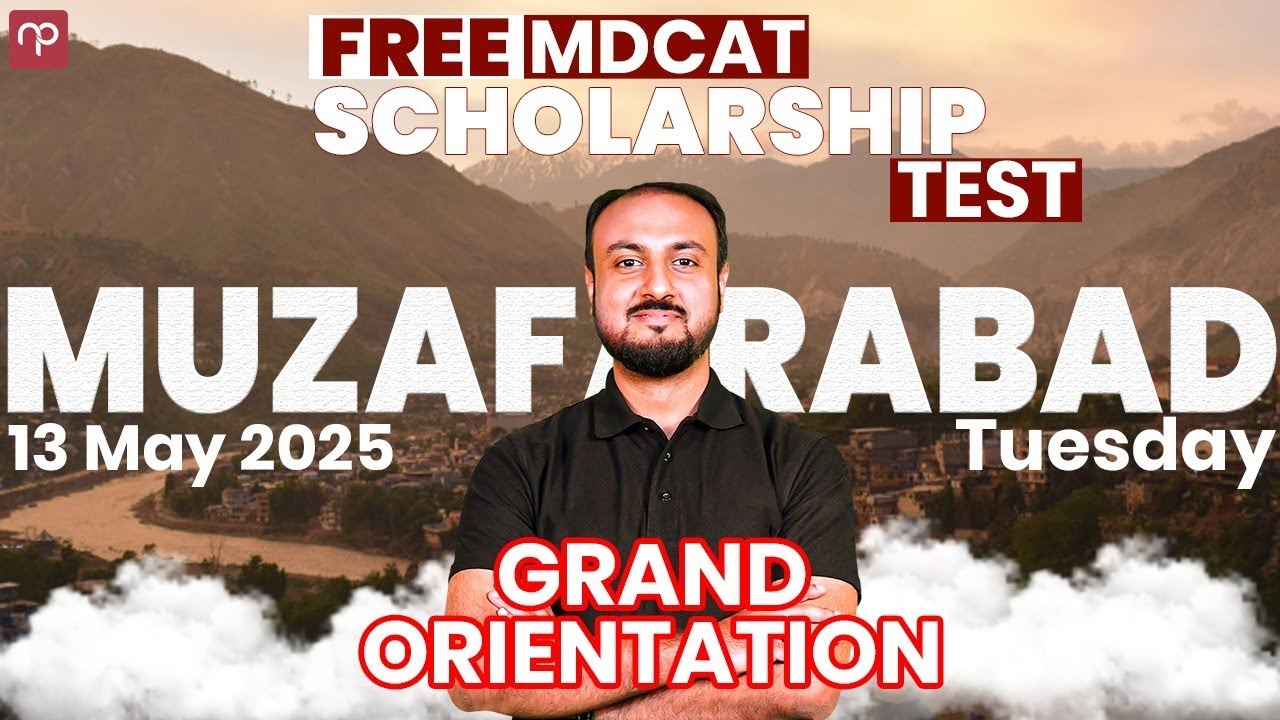 Free MDCAT Scholarship Test😱Nearpeer's Muzaffarabad Grand Orientation!!!🎉