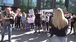 Vilniuje – protestas prieš rasizmą „BLACK LIVES MATTER“