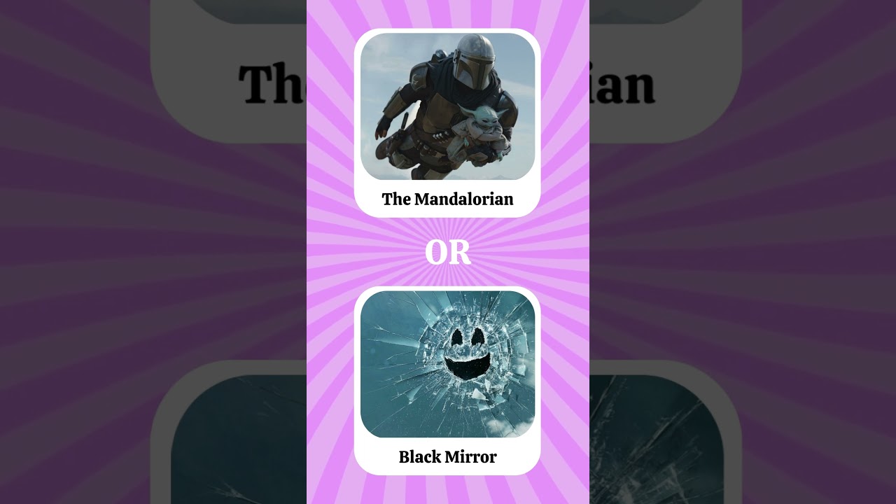 Would You Rather…? TV SERIES Edition