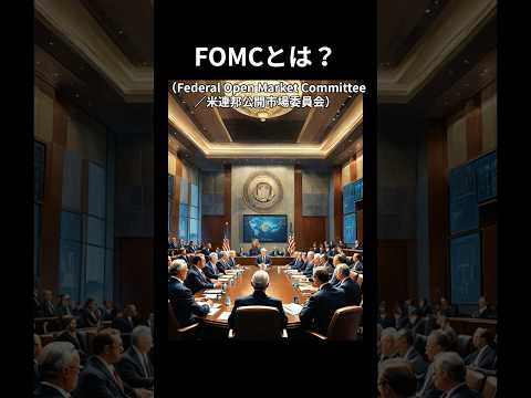 【初心者向け】FOMCとは？政策金利を決める“アメリカ経済の司令塔” #投資 #株 #fomc #アメリカ