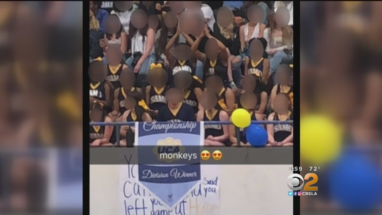 Outrage At Beverly Hills Student Who Posted Photo Of Santa Monica Cheerleaders With Racist Remark