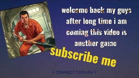 Playing prison escape game (1st time) #1 #gamer  suscribe please 