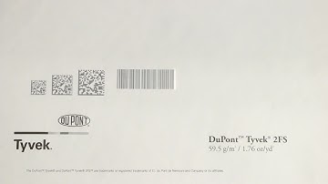 Coding DuPont™ Tyvek® 2FS™ with the Videojet® 7810 UV Laser