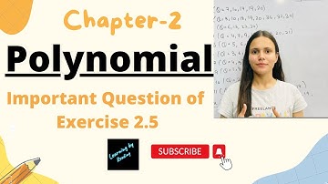 Polynomial important questions class 9 exercise-2.5
