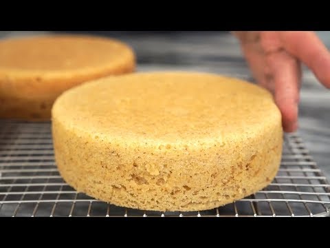 how-to-get-flat-cake-layers