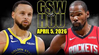 Golden State Warriors vs Houston Rockets Full Game Highlights – April 5, 2026 | NBA Season screenshot 3