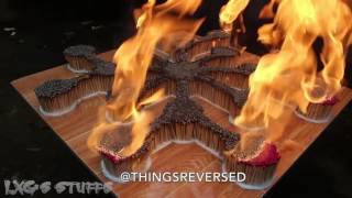 Fire Spreading In Reverse !
