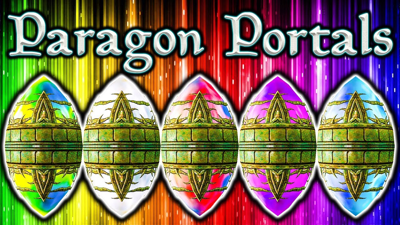Skyrim Se Paragon Portals Easy 10k k Gold Secret Hidden Treasure Youtube