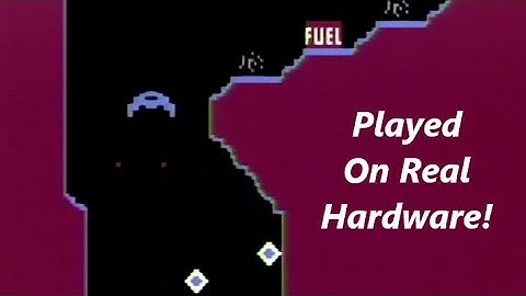 Caverns of Mars Atari 8 bit 400 800 XE XL Gameplay Only Warrior Difficulty