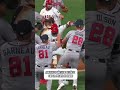 López throwing punches… WITH THE BALL 😭🔥 Braves vs Angels went FULL CHAOS! 💥 #MLB #BaseballBrawl