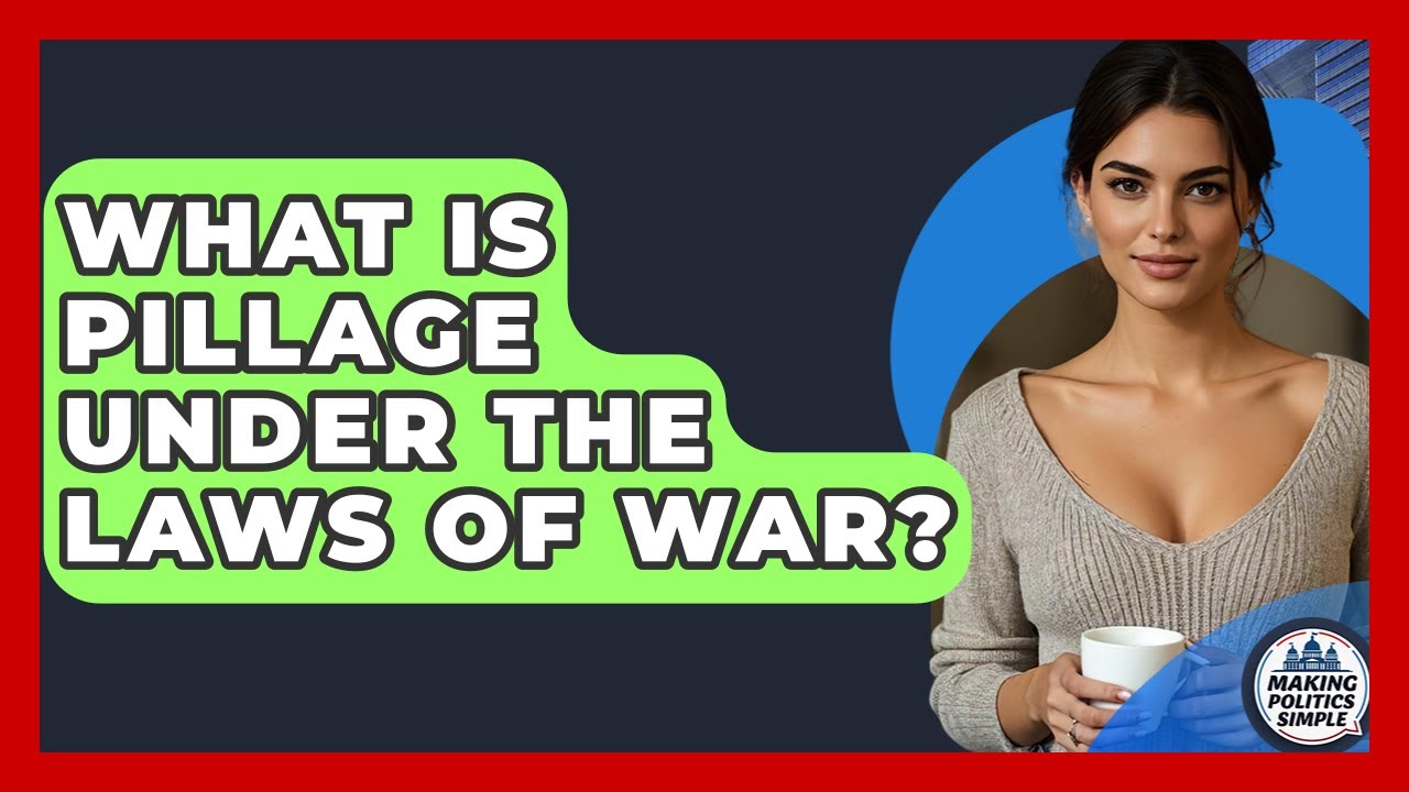 What Is Pillage Under The Laws Of War? - Making Politics Simple