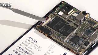 Sony Xperia J - как разобрать смартфон и обзор запчастей