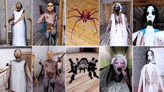 Granny Latest Version 1.9 All Enemies All New Jumpscares Vs Old Jumpscares | Granny New Update