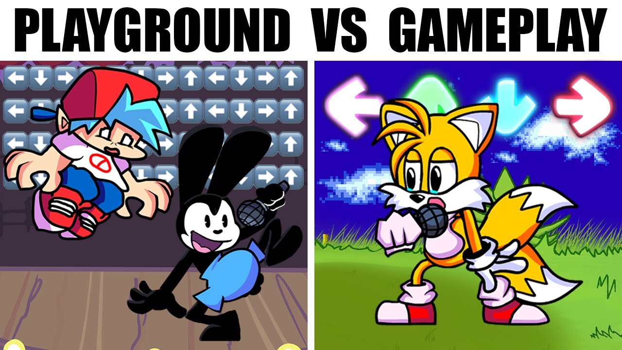 FNF Character Test, Gameplay VS Playground, Tails.exe, Boyfriend Dies  but it's Tails