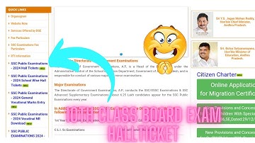 10TH Class Hall Ticket Download 2024 || Ap ssc 10TH Class Hall Ticket Download 2024