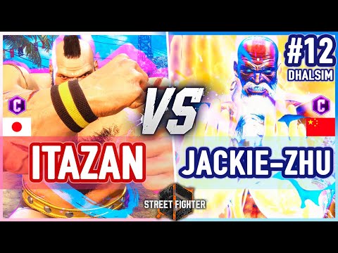 SF6 🔥 Itazan (Zangief) vs Jackie-Zhu (Dhalsim) 🔥 Street Fighter 6