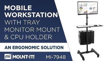 Rolling Computer Cart | Features (MI-7948)