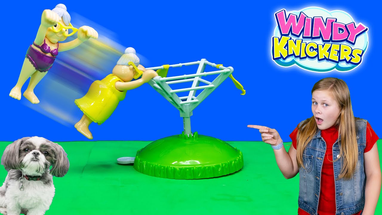 Assistant Play Windy Knicker Game with Wiggles and Waggles YouTube