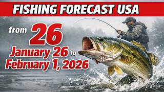 FISHING FORECAST for the USA from January 26 to February 1, 2026: Drop Everything and Go Fishing!