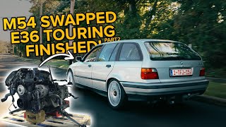 Getting Our M54 Engine Swapped BMW E36 Wagon Running