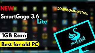 New SmartGaGa 3.6 Lite For Low end Pc || Best Emulator for 1GB Ram | DIY Gaming