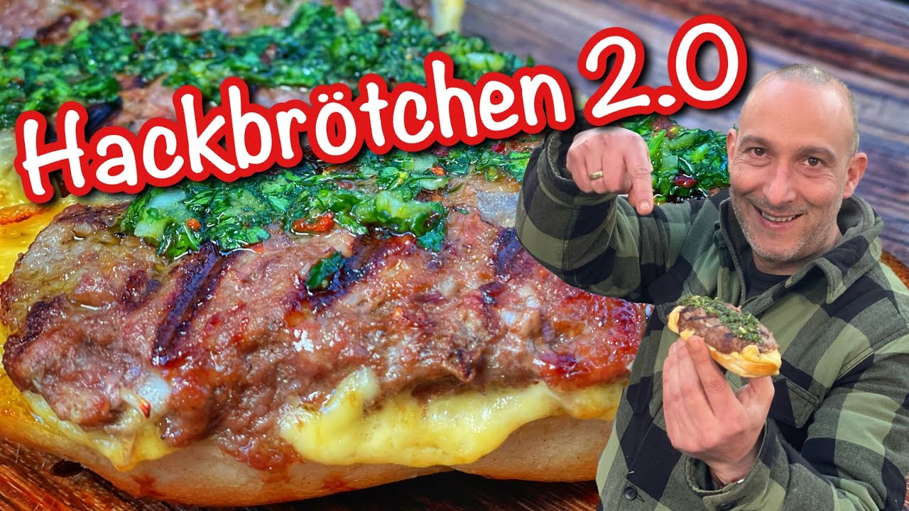 Hackbrötchen vom Grill - einfach und lecker - Westmünsterland BBQ