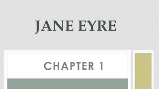 شرح اول chapter من قصه Jane Eyre للصف الثالث الإعدادي
