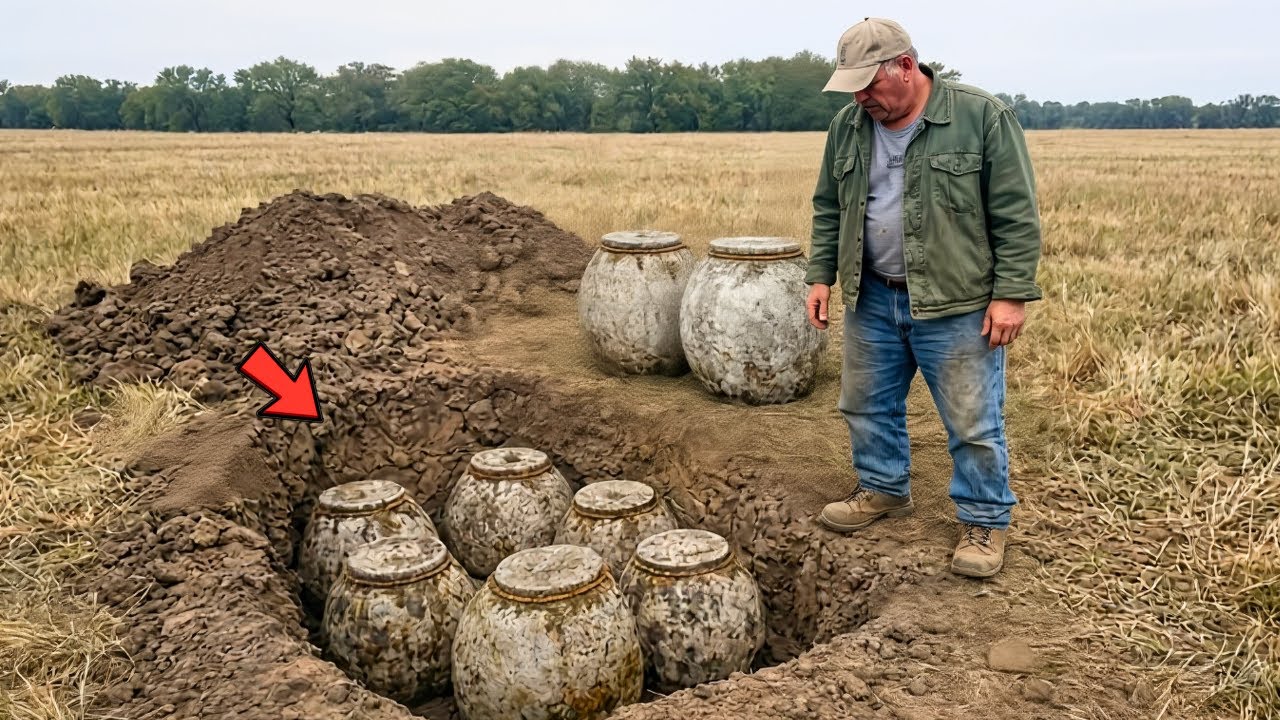 Farmer Found Concrete Eggs Buried in Field, Inside Was Not What He Expected…