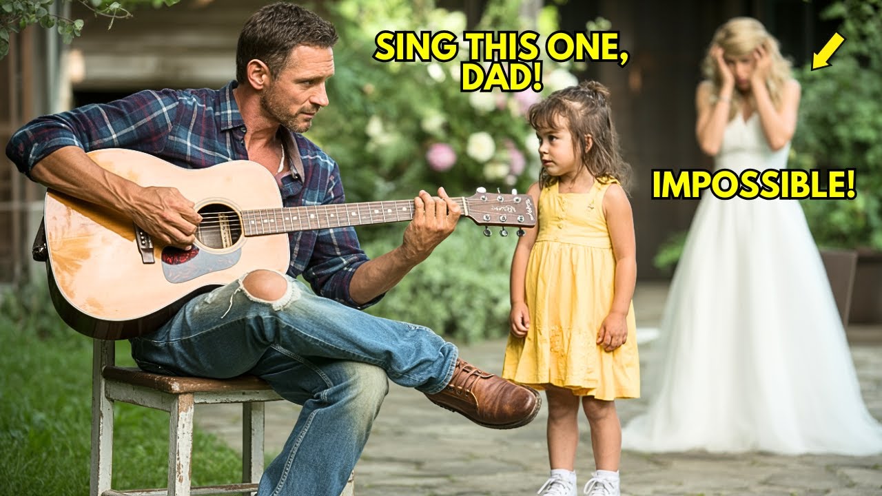 Single father invited to play at CEO MILIONARIA wedding; arriving with his daughter, she turned pale