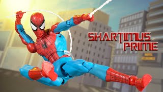 MAFEX Spider-Man Classic Costume No. 185 Medicom Toy Comic Action Figure Review