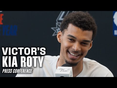 Victor Wembanyama - KIA Rookie of the Year Press Conference