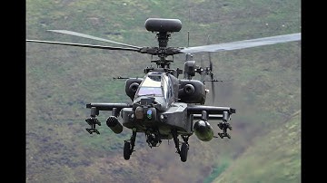 BOEING AH-64 APACHE IN THE  MACH LOOP
