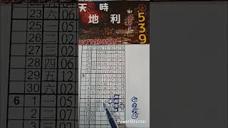 天時地利539！速報：(6/11)       1組2號2中1分享~參考。          Line：0979-908955