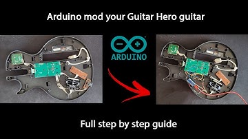 How to Arduino mod a Guitar Hero guitar - Full step by step guide from scratch