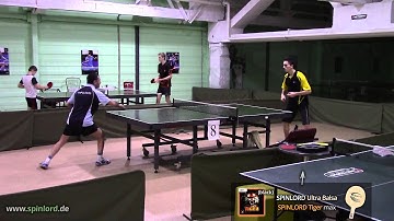 SPINLORD Tiger FH smash on SPINLORD Ultra Balsa blade, table tennis technique
