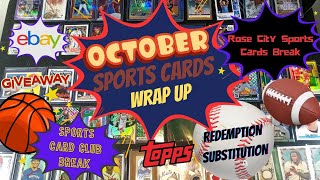 Sports Cards Wrap Up - October Tabletop of Breaks, eBay purchases and more