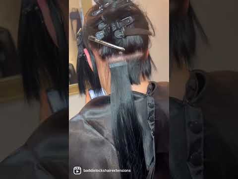 Protective Tape-in Extension On Blunt Bob Natural Hair~Easy Hairstyle