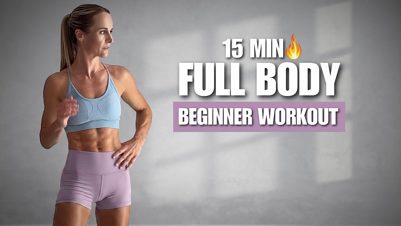 15 Min Beginner Full Body Workout | Low Impact, No Equipment - YouTube