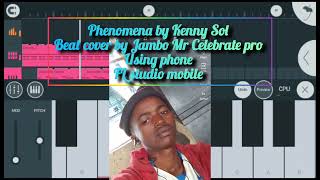 Phenomena by Kenny Sol beat cover by Jambo Mr Celebrate Pro using phone 📱 app FL studio mobile screenshot 5