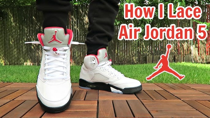 HOW TO LACE JORDAN 5 For The Best On Foot Look 