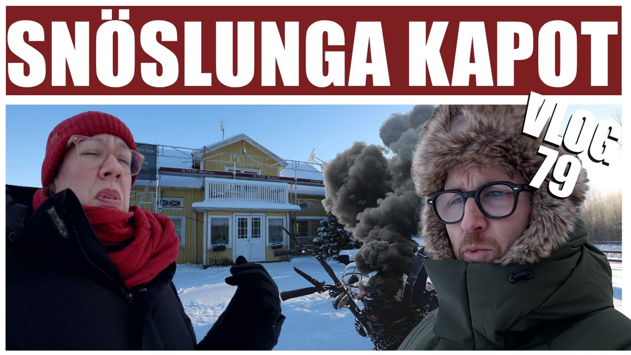 Vlog 79 - De sneeu blijft komen en de sneeuwblazer kapt ermee...