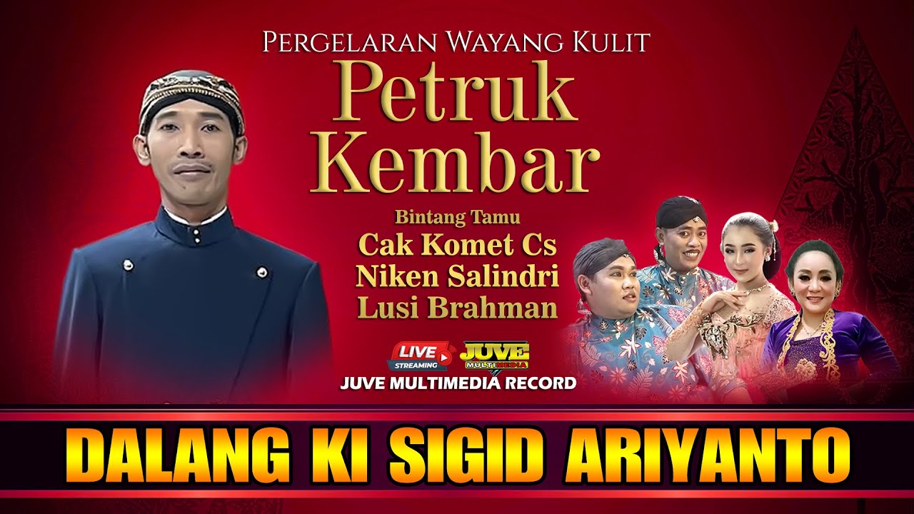 LIVE STREAMING WAYANG KULIT KI SIGID ARIYANTO - NIKEN SALINDRI - CAK KOMET CS - LUSI BRAHMAN (REC)