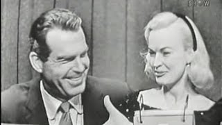 What's My Line?  Alfred Greunther; Fred MacMurray & June Haver; Tab Hunter [panel] (Feb 10, 1957)