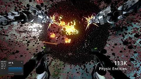 200k Physic Driven Enemies - Mesmerizing Unity DOTS Physic Stress Test